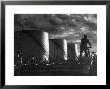 Huge Storage Tanks Of Aramco Oil Co by Howard Sochurek Limited Edition Print