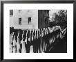 Wooden Picket Fence Surrounding A Building Built In 1850 In A Shaker Community by John Loengard Limited Edition Print