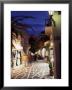 Alleyway At Night, Mykonos, Greece by Steve Outram Limited Edition Print