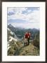 A Couple Look At The Rocky Mountains From Abbot Pass by Michael Melford Limited Edition Print
