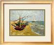 Fishing Boats On The Beach At St.Maries by Vincent Van Gogh Limited Edition Print