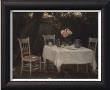 Table Au Jardin by Henri Le Sidaner Limited Edition Pricing Art Print