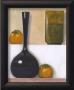 Blue Vase & Persimmons by Jennifer Hammond Limited Edition Print