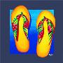 Hawaii Thongs by Naylor Mary Limited Edition Print