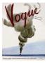 Vogue Cover - December 1936 by Jean Pagã¨S Limited Edition Print