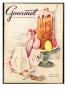Gourmet Cover - April 1956 by Hilary Knight Limited Edition Print