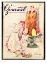 Gourmet Cover - April 1956 by Hilary Knight Limited Edition Print