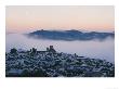 Morning Fog Shrouds Spains Baena Valley Below The Village Of Zuheros by Ira Block Limited Edition Print