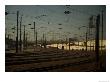 Train Tracks Under A Mesh Of Wires by Todd Gipstein Limited Edition Print