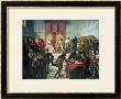 Catholic Rulers Administering Justice, 1860 by Victor Manzano Y Mejorada Limited Edition Pricing Art Print