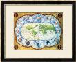 Map Tracing Magellan's World Voyage, Once Owned By Charles V, 1545 by Battista Agnese Limited Edition Print