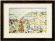 Bathers And Strollers At Marblehead by Maurice Brazil Prendergast Limited Edition Print