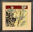 Burgundy Blossom Tapestry Iv by Jennifer Goldberger Limited Edition Pricing Art Print
