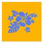 Blue Hibiscus Flower by Harry Briggs Limited Edition Pricing Art Print