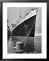 View Of The Queen Mary Docked In New York City After It's Arrival by Carl Mydans Limited Edition Print