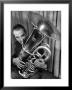Portrait Of Vincent Vanni, Playing The Tuba In The New York Philharmonic by Margaret Bourke-White Limited Edition Print