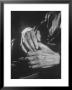 Shot Of Hands Belonging To An Old Man by Carl Mydans Limited Edition Print
