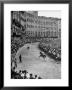 People Watching Horse Race That Is Traditional Part Of The Palio Celebration by Walter Sanders Limited Edition Print