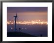 Te Apiti Wind Farm At Dawn, On The Lower Ruahine Ranges, Manawatu, North Island, New Zealand by Smith Don Limited Edition Print