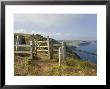 Stile, Devon Coast Path, South Hams, Devon, England, United Kingdom by David Hughes Limited Edition Print
