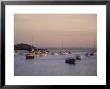 Boats In The Harbour At Sunset, Ile Grande, Cote De Granit Rose, Cotes D'armor, Brittany, France by David Hughes Limited Edition Print