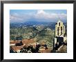 Basilica Santa Maria From The Castle, Morella, Valencia Region, Spain by Sheila Terry Limited Edition Print