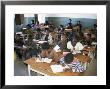 Classroom Full Of Children Studying, Teferi Ber, Ethiopia, Africa by D H Webster Limited Edition Print