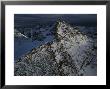 Aerial Twilight View Of Snow-Dusted Bitterroot Mountains by Chris Johns Limited Edition Print