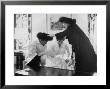 Bride And Groom Being Given A Traditional Prayer During Hasidic Jewish Wedding by Yale Joel Limited Edition Print