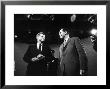 Dem. And Repub. Presidential Cands. John F. Kennedy And Richard M. Nixon Prior To 1St Tv Debate by Paul Schutzer Limited Edition Print