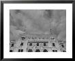 Flags Flying At Half Mast On Top Of Yankee Stadium To Honor Late Baseball Player Babe Ruth by Cornell Capa Limited Edition Print