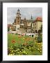 Flower Garden And Wawel Cathedral Dating From 14Th Century, Wawel Hill, Old Town, Krakow (Cracow) by Christian Kober Limited Edition Print