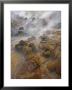 Steaming Water Flows Over Rocks Stained By Algae And Bacteria by Michael Melford Limited Edition Print