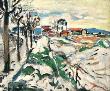 Les Coteaux De Chatou, 1907 by Maurice De Vlaminck Limited Edition Print