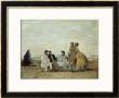 Personnages Sur La Plage by Eugene Boudin Limited Edition Pricing Art Print