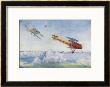 German Albatros Is Pursued By Two British Aircraft by Roderic Hill Limited Edition Pricing Art Print