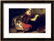 The Holy Family, Circa 1645 by Rembrandt Van Rijn Limited Edition Print