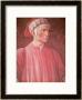 Dante Alighieri Detail Of His Bust, From The Villa Carducci Series Of Famous Men And Women, C. 1450 by Andrea Del Castagno Limited Edition Print