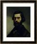 Portrait Of Jules Valles Circa 1861 by Gustave Courbet Limited Edition Print