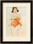 Red Nude, Pregnant, 1910 by Egon Schiele Limited Edition Print