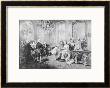 Wolfgang Amadeus Mozart Received By Madame De Pompadour by V. De Paredes Limited Edition Print