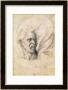 Study Of A Man Shouting by Michelangelo Buonarroti Limited Edition Print