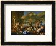 Flora's Realm, 1631, Three Gods, Flora, Apollo And Pan; Ajax Killing Himself by Nicolas Poussin Limited Edition Print
