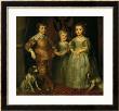 Portraits Of The Three Eldest Children Of Charles I, King Of England by Sir Anthony Van Dyck Limited Edition Pricing Art Print