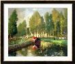 Barge On A River, Normandy by Rupert Charles Wolston Bunny Limited Edition Pricing Art Print