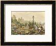 The Quai Aux Fleurs And The Hotel De Ville by Marie Francois Girard Limited Edition Print