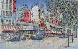 Paris, Le Moulin Rouge by Rolf Rafflewski Limited Edition Pricing Art Print