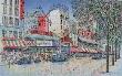 Paris, Le Moulin Rouge by Rolf Rafflewski Limited Edition Print