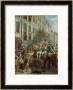 Robespierre (1758-94) And Saint-Just (1767-94) Leaving For The Guillotine, 28Th July 1794, 1884 by Alfred Mouillard Limited Edition Print