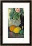 Flowers And Fruit, Circa 1886 by Paul Cã©Zanne Limited Edition Print